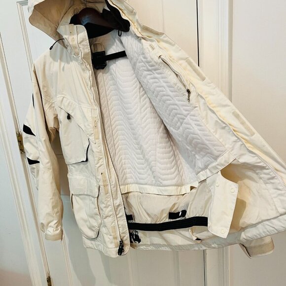 The North Face Men’s Ski Snowboarding Jacket Hyvent Cream Size Medium - Picture 6 of 16